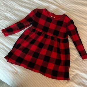 Adorable buffalo check dress